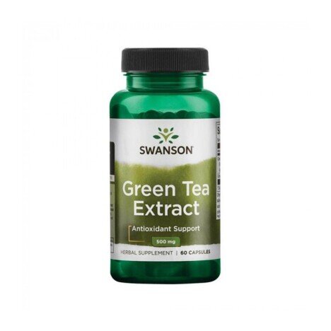 Green Tea Extract (Ceai verde) 500mg 60 Capsule Swanson